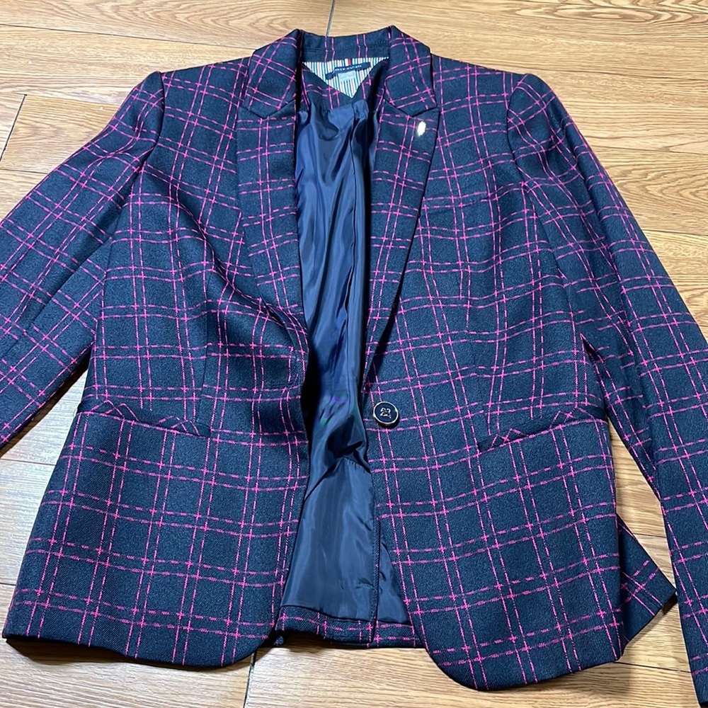 Women Plaid Tommy Hilfiger Jacket